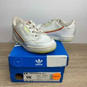 Adidas Kids White Continental 80 I Casuals EE4414 Size 9